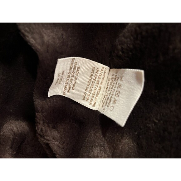 EMU Australia 100% Sheepskin Brown Leather Vest Size SMALL - Picture 10 of 16